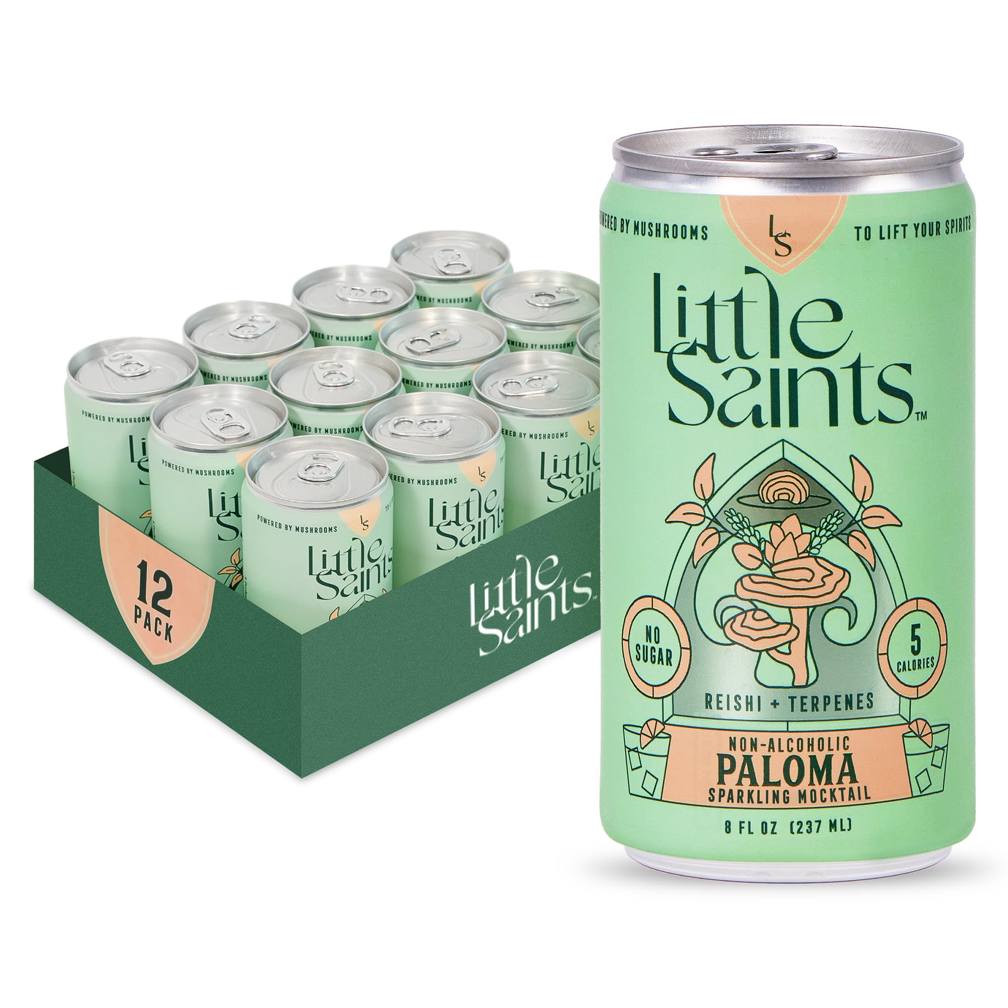 Amazon.com : Little Saints Non-Alcoholic Paloma Mocktail | Bright